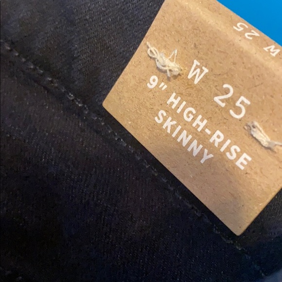MADEWELL 9” High Rise Skinny Jeans Cold Blue Wash - Picture 7 of 8